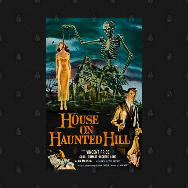 House on Haunted Hill Movie Poster by MovieFunTime