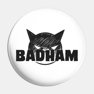 Badham Logo- Black Design Pin