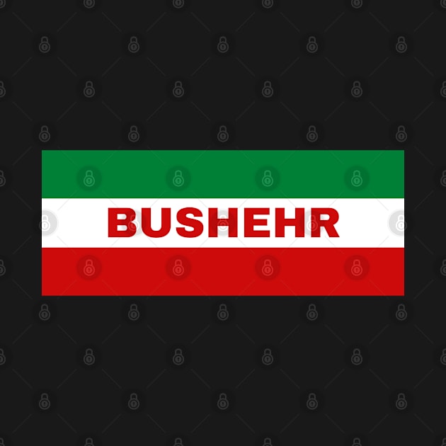 Bushehr City in Iranian Flag Colors by aybe7elf