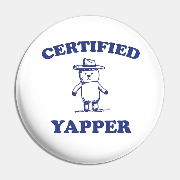 Certified yapper Shirt, Y2K Iconic Funny It Girl Meme Pin by ILOVEY2K