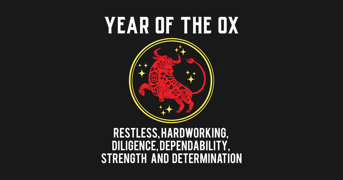 2021 New Year Of The Ox Holiday Zodiac Animal Gift - New ...