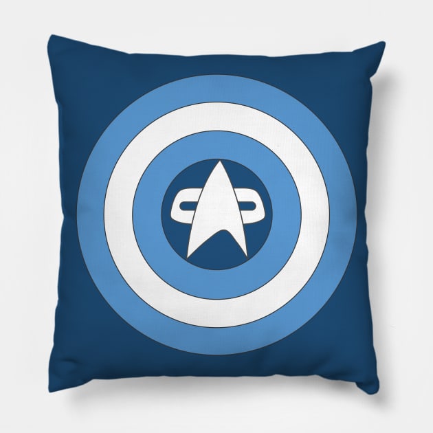 Captain Federation Shield Pillow by IORS