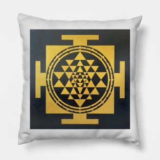 Shri Yantra gold Pillow