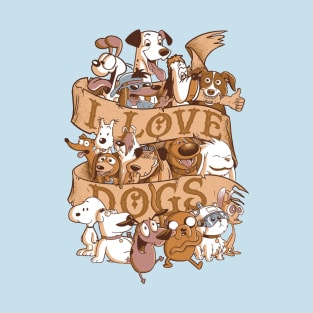 I Love Dogs T-Shirt