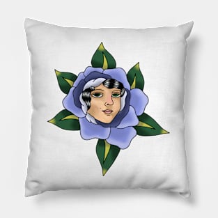 Girl In flower Pillow