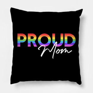 Queer Pride Proud Mom Rainbow Equality Pride Month Lgbt Pillow