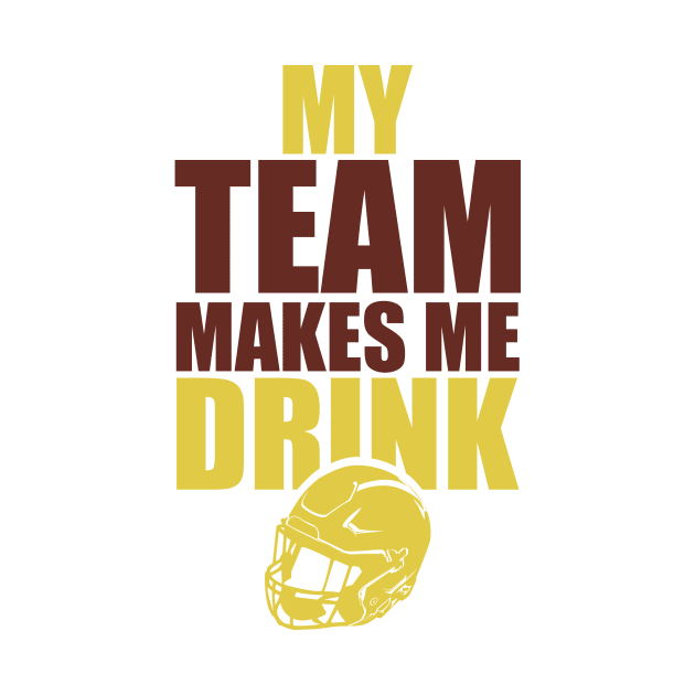 NFL Washington Redskins Rams Drink by SillyShirts