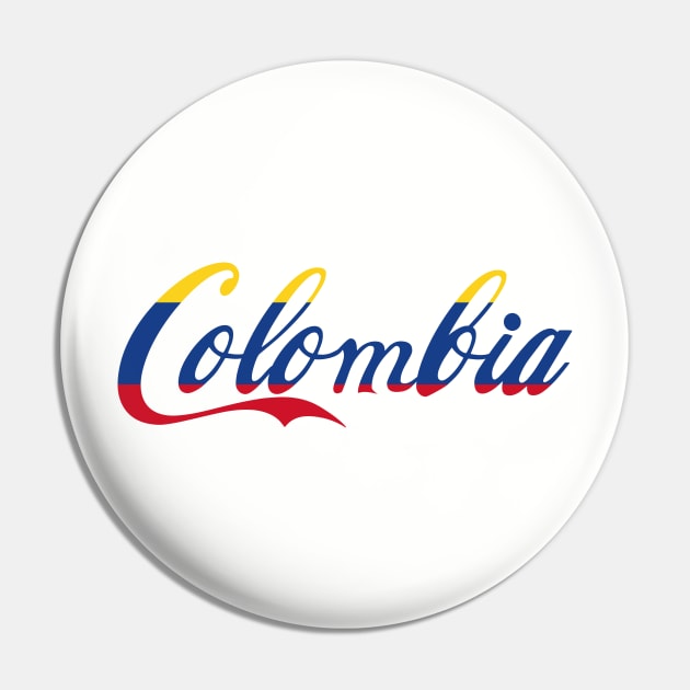 Colombia Pin by Litho