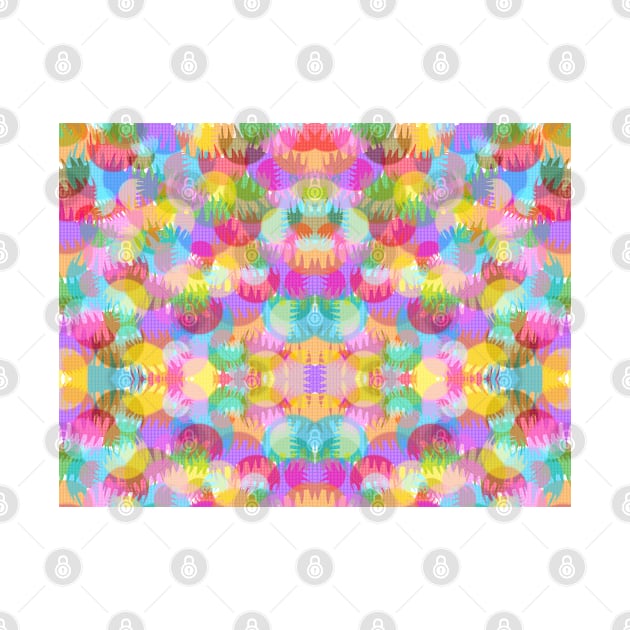 SPARKLY COLOURED SHAPES PATTERN by FLOWER_OF_HEART