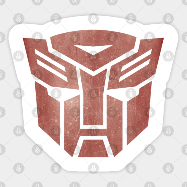 transformer logo sticker