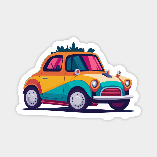 Colorful Car Magnet by SpriteGuy95
