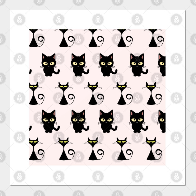 Funny Black Cat Black Cat Posters And Art Prints Teepublic