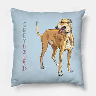 Dog breed Greyhound Pillow