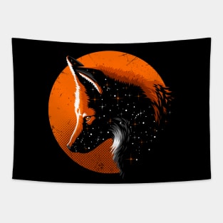 Starry Fox Tapestry