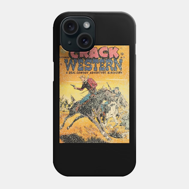 Crack Western 74 Phone Case by GloopTrekker