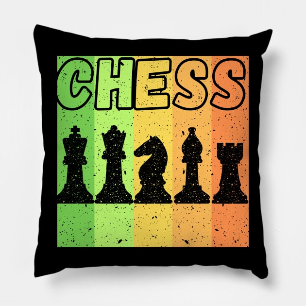 Chess Pillow by William Faria