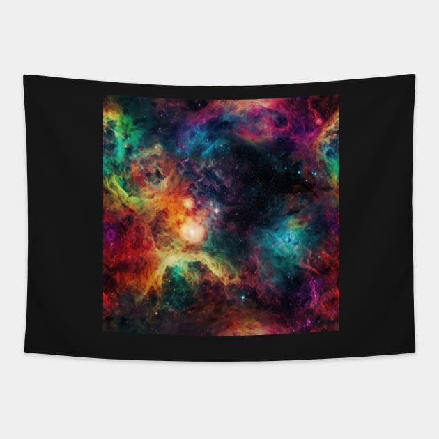 From Galaxies to Wardrobes: Transform Your Look with Exquisite Pieces Tapestry by PixelPusherArt