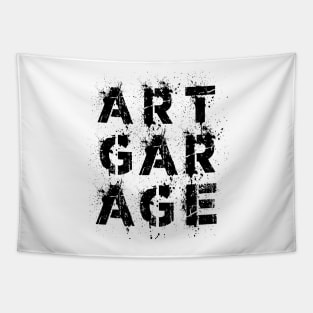 Street Art Garage Splash Graffiti Tapestry