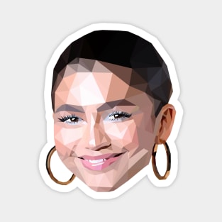 Lowpoly Zendaya Magnet