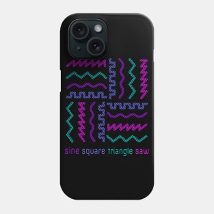 Synthesizer Waveform Phone Case