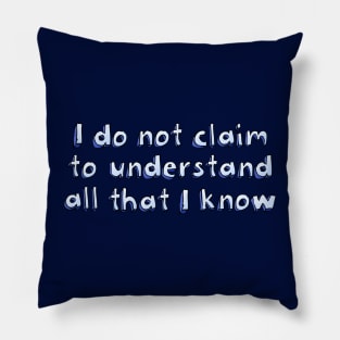 I do not claim to understand Pillow