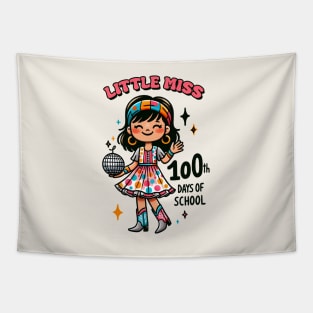 Little Miss, 100th Days Of School Tapestry