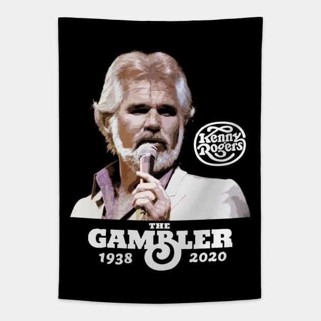 Kenny Rogers Tribute Tapestry by hauntedjack