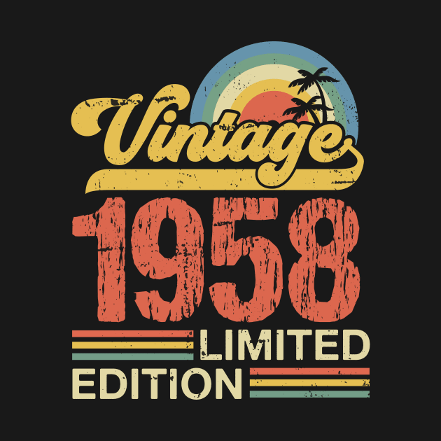 Retro vintage 1958 limited edition by Crafty Pirate 