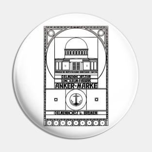 Fabrik Dresden Art Deco Pin