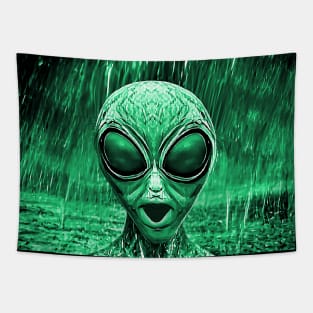 Planet X Aliens Sci-Fi NFT Collection Tapestry