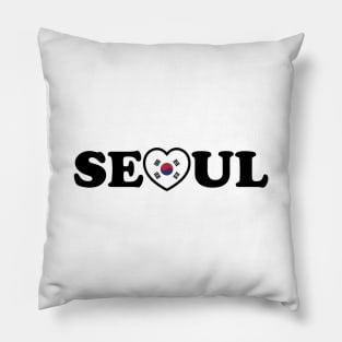 Seoul Love Heart Taegeukgi Flag Pillow