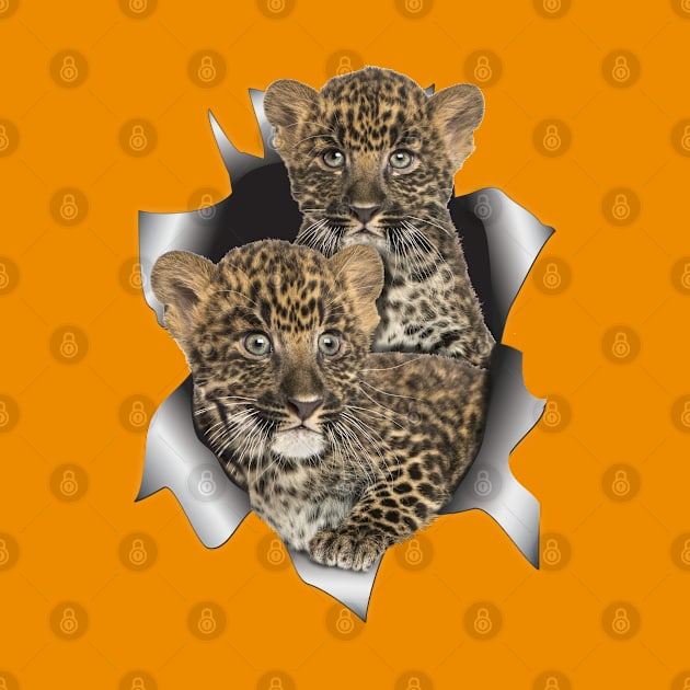 Leopards Cubs by Just Kidding by Nadine May