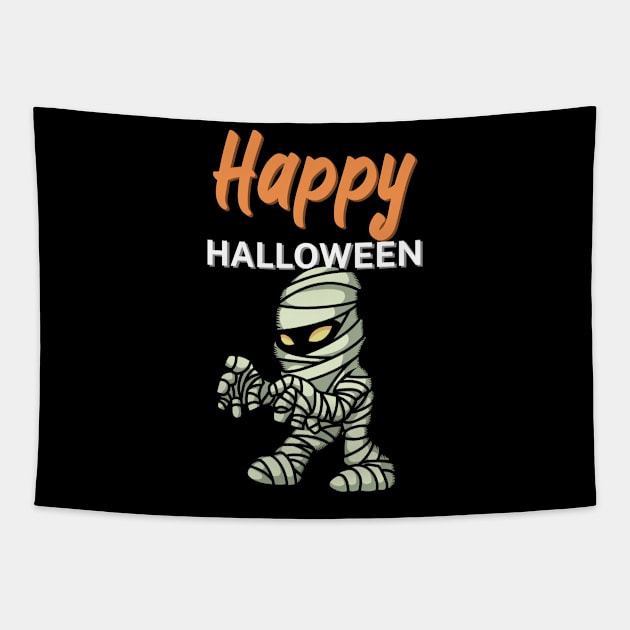 Happy halloween Tapestry by maxcode