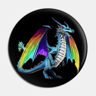 Rainbow Dragon Majesty Pin