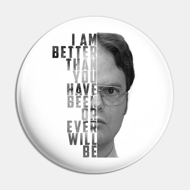 The Office Dwight Shrute Pinback Buttons