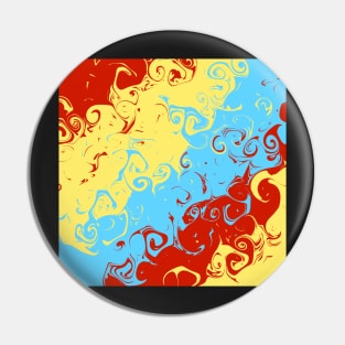 Colorful Twirling effect Pin