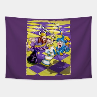 Minnesota Vikings Fans - Kings of the North vs Dischargers Tapestry