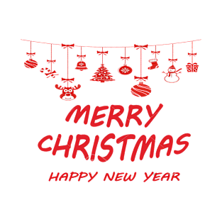 Merry Christmas happy new year T-Shirt