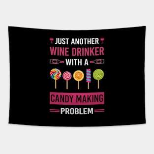 Wine Drinker Candy Making Maker Candymaking Tapestry