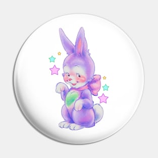 Vintage Bunny Friend Pin