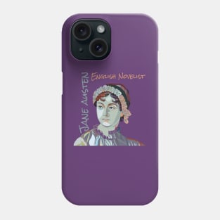 Jane Austen English novelist Phone Case