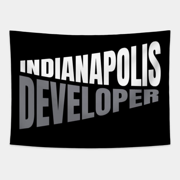 Indianapolis Developer Shirt for Men and Women Tapestry by TeesByJay