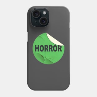 Horror VHS Rental Sticker - Small Phone Case