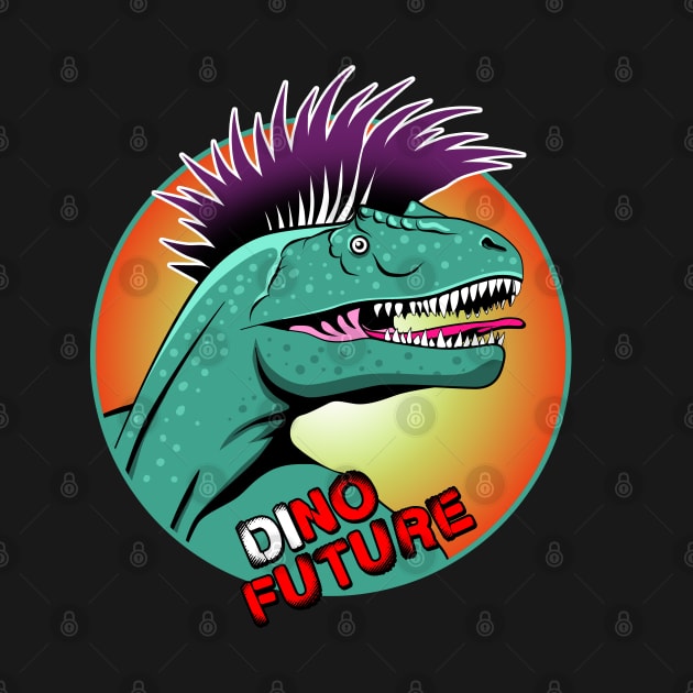 Punk Dinosaur by TMBTM