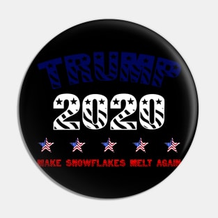 Vote Trump 2020 Shirt - Make Snowflakes Melt Again! Pin