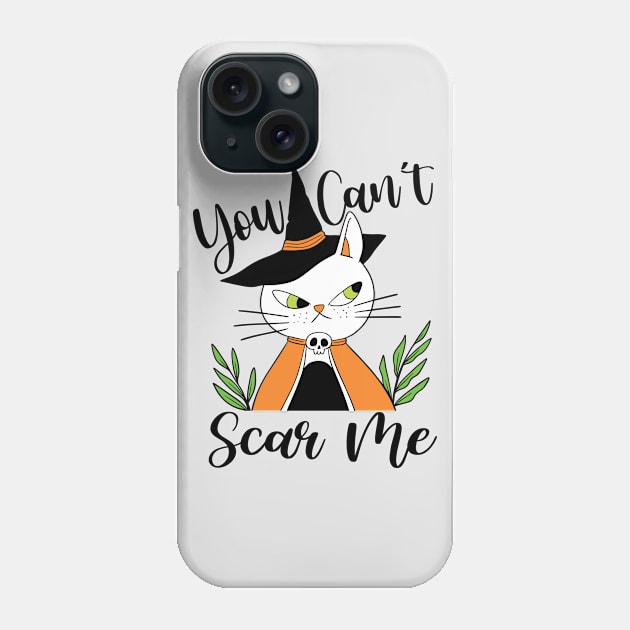 Spooky cat Phone Case by Shirtles