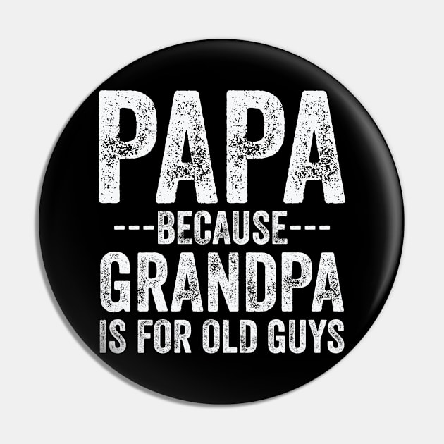 Grandpa Papa Grandfather Father's Day Pin by CreativeGiftShop