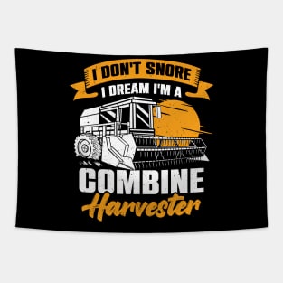 Combine Harvester Driver Farming Farm Farmer Gift Tapestry