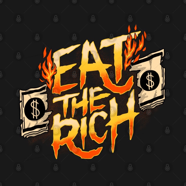 eat the rich by sober artwerk