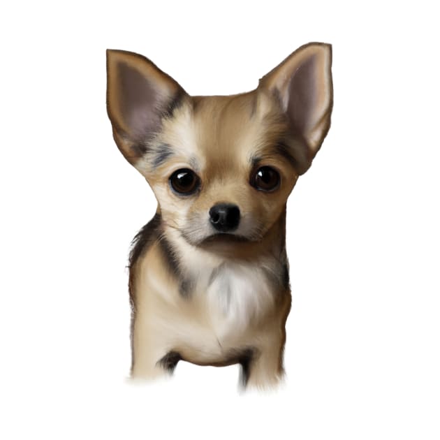 Cute Chihuahua Drawing by Play Zoo